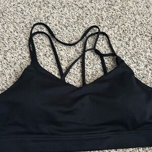 Black Strappy Women's Bralette